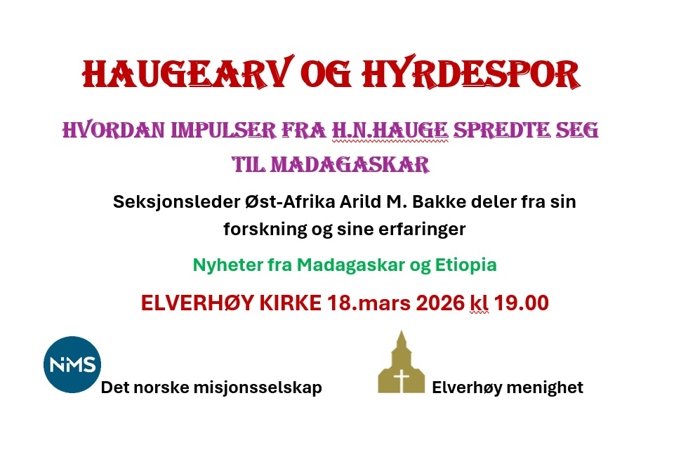 Plakat med tekstinfo som i artikkel