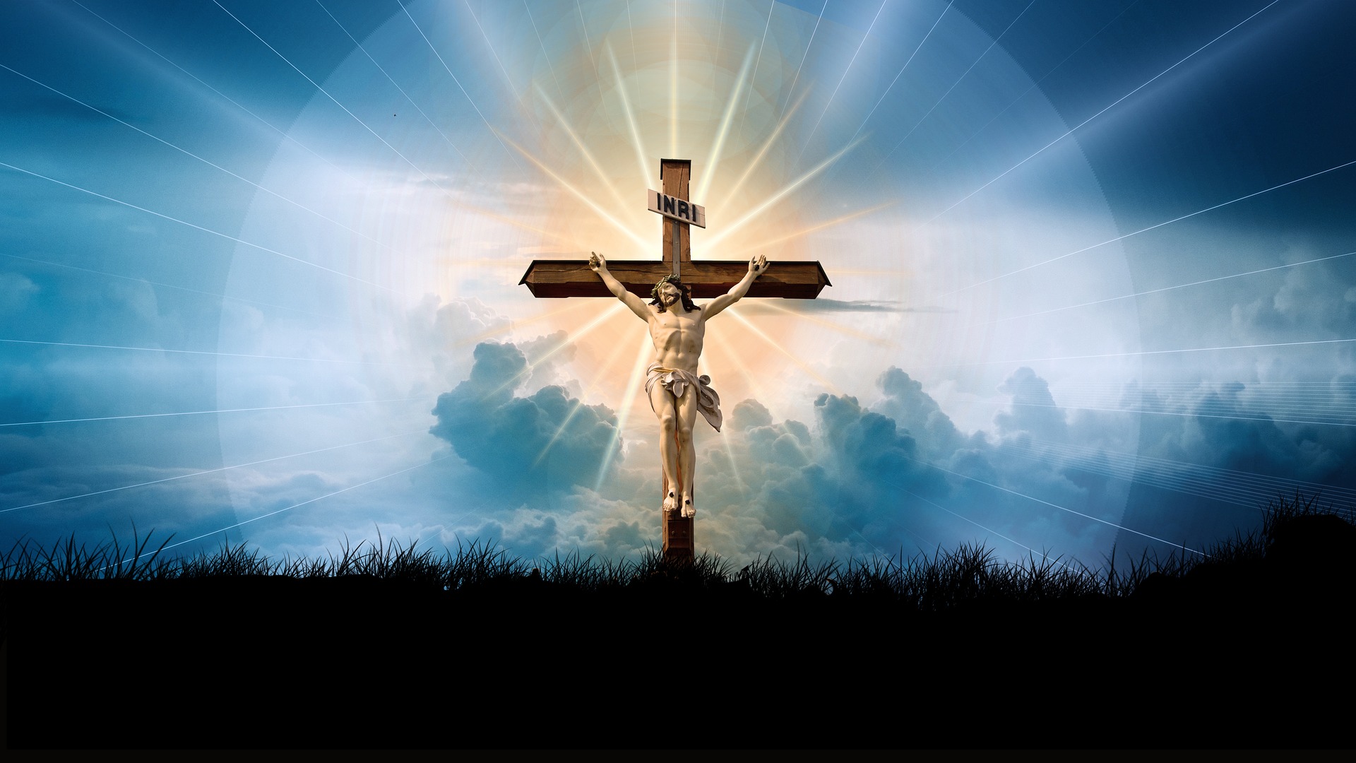 Bildet viser Jesus på korset